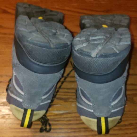 Asolo Black and Gray Outdoor Boots with Yellow Highlights - Picture 5 of 9